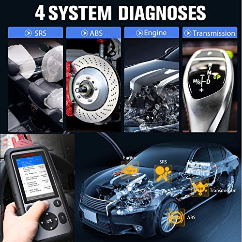 Autel MaxiDiag MD806 OBD2 Scanner, ABS SRS Engine Transmission 4 Systems Diagnostic Scan Tool, 7 Hot Service as MD808 Pro, Oil Reset D-P.F, EPB SAS BMS Throttle A/F, Up of MD805 MD802, Free Update - Image 5