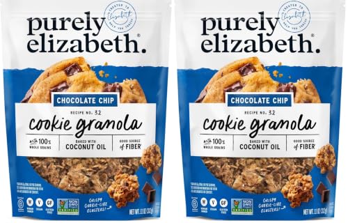 Purely Elizabeth Cookie Granola Choc Chip 11 OZ (Pack of 2)
