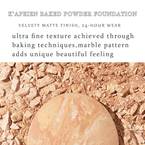 Image of Baked Pressed Powder, Matte Oil Control Setting Powder for Women Daily- 02 | Lightweight Pressed Face Powder with Soft-Focus Effect, Blendable Radiant Makeup Powder for Natural Everyday Look