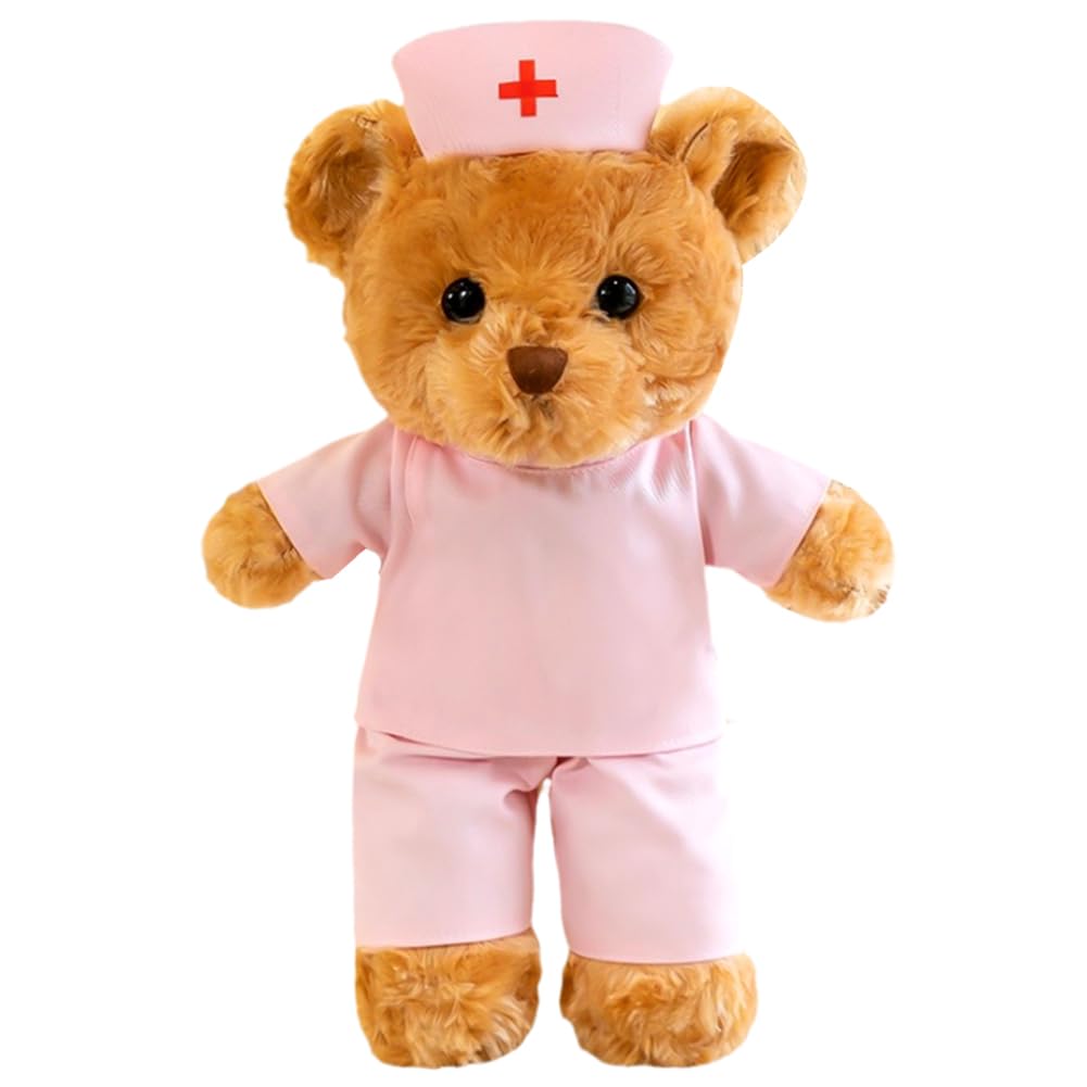 BCTHLBF Nurse/Doctor Gift - Cartoon Bear Plush Toy for Protecting and Cuddling at Bedtime - Birthday/Graduation Gift for Medical Students