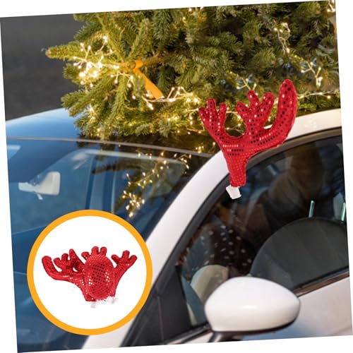 Cuernos de reno para coche Ciieeo: alegra tus viajes estas Navidades con estilo 7