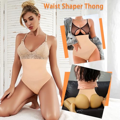 Womens Thong Shapewear Mid to High Waisted Shaper Thong WN00172