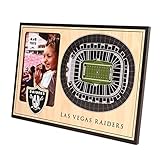 YouTheFan NFL Las Vegas Raiders 3D StadiumViews Picture Frame, 8 x 12 in
