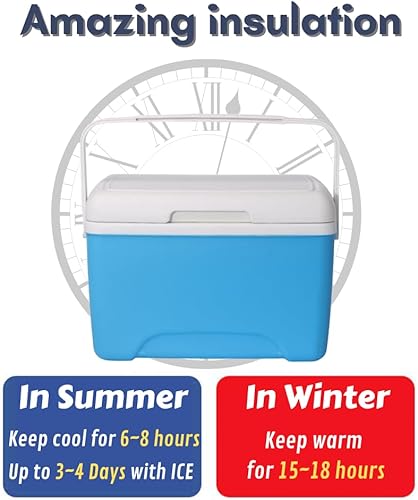 Miniatura 4 de HiGropcore Enfriador de camping de 5813 cuartos de galón - Refrigerador de retención de hielo duro - Enfriador portátil pequeño aislado