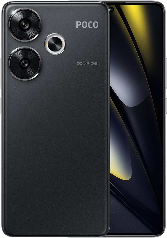 Poco F6 5G + 4G lte (for tmobile Mint Tello & Global) 256gb + 8gb Version Unlocked 6.67" 120Hz 50Mp Triple Camera (Black Global ROM)