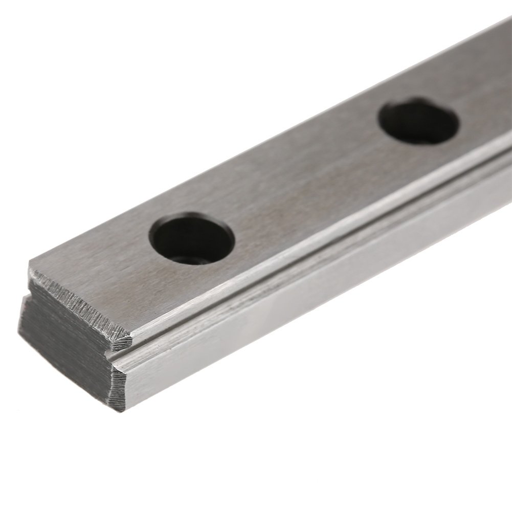 2Pcs LML12H Guida Lineare Scorrevole a Lunghezza di 400mm, Guida Lineare Rotaia con Blocchi di Scorrimento MGN12H per Apparecchiature Automatiche