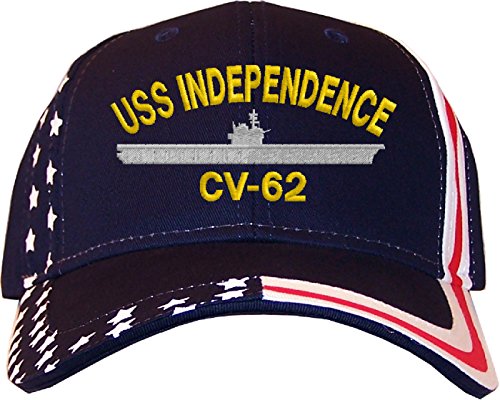 Gorra Baseball USS Independence CV-62 Stars & Stripes miniatura 1