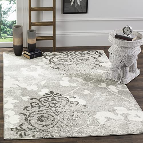 Tapete decorativo SAFAVIEH Adirondack 3' x 5' plata e marfil miniatura 1