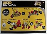 Stanley Construct & Play Bike Five Pack 413 Piece Set