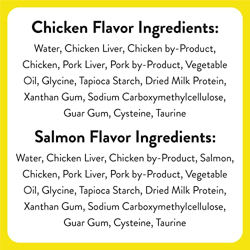 Temptations Creamy Puree with Chicken and Salmon Lickable Cat Treats Variety Pack, 0.42 Oz Pouches, 16 Count - Image 3