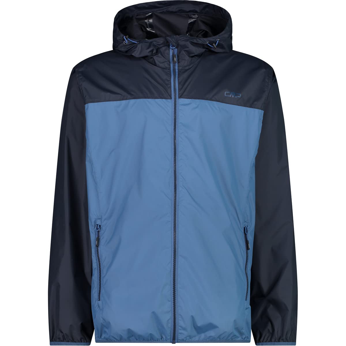 Cmp Men's Bleu Hooded Waterproof Jacket