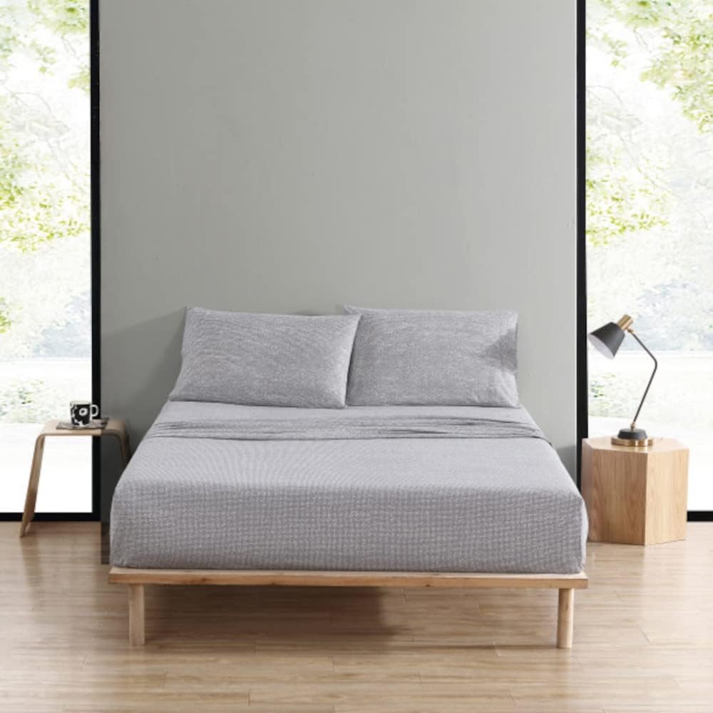 Marimekko - Percale Collection - Sheet Set - 100% Cotton, Crisp & Cool, Lightweight & Moisture-Wicking Bedding, Full, Orkanen