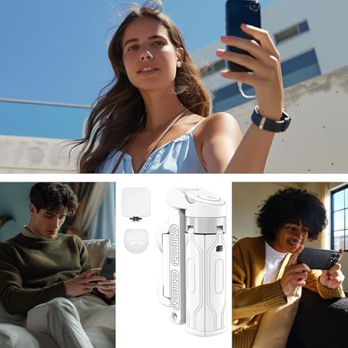Trípode para teléfono Uhngw que evita vibraciones en vídeos y videollamadas 4