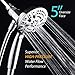 AquaDance New Magnetic Guidance Docking System - High-Pressure 8-setting Handheld Shower Head with Giant 5 inch Face, Magnetic Bracket, Extra-long 72 inch Stainless Steel Hose/All Chrome Finish