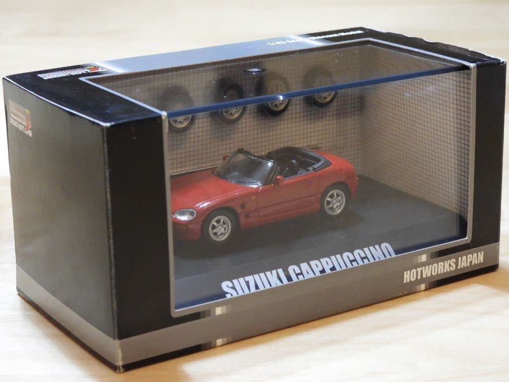 Amazon | ホットワークス 1/43 スズキ カプチーノ レッド | ミニカー