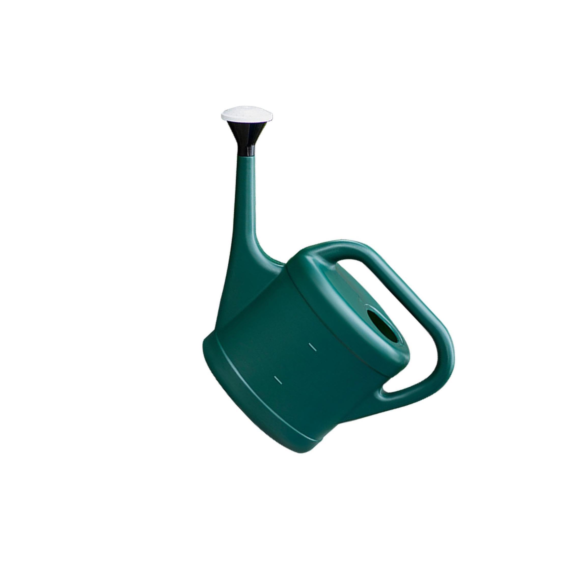 mophrati Garden Watering Can Is Made Of Premium Thickened PP Modern Watering Kettle Comfortable Handle Ergonomic Sturdy Leakproof Indoor Outdoor Plants, Green, 3L