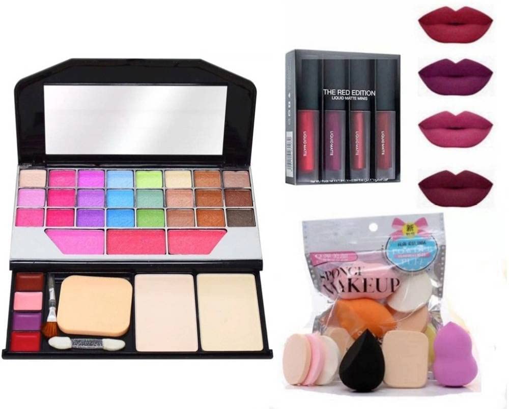 Womens And Girls Tya Fashion 6155 Multicolour Makeup Kit 4in1