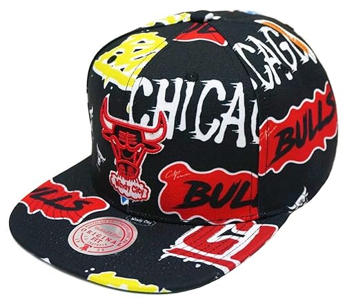 Mitchell & Ness Snapback Cap - Sticker Pack Chicago Bulls