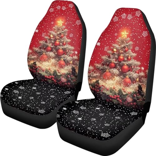 Housses de siège de voiture Sapin de Noël pour sublimer vos trajets de fêtes en famille