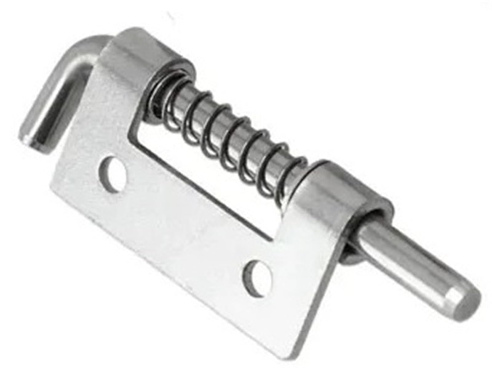 10 pezzi di chiavistelli a barilotto in acciaio inossidabile, chiusura a molla scorrevole for porta, cassetto dell'armadio, fienile, casa Per Porta(S Left)