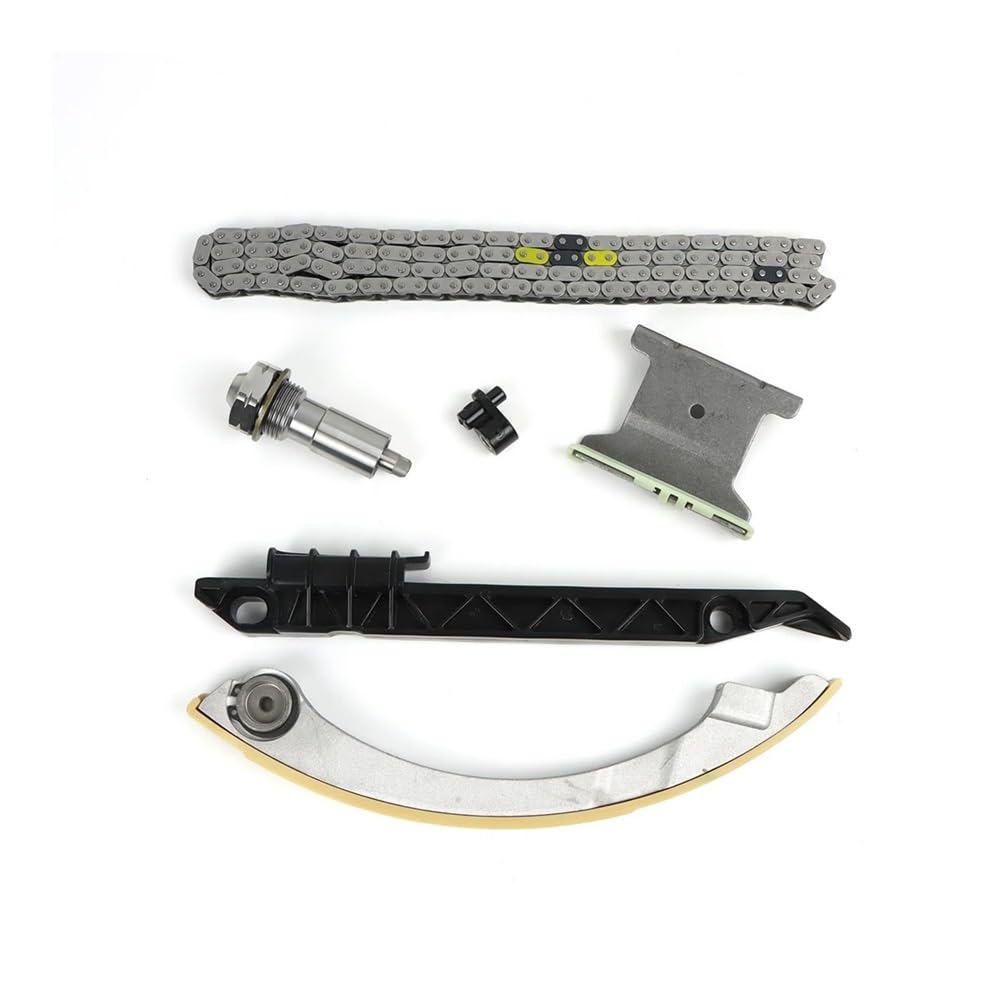 Accesorios de repuesto 1 juego de cadena de distribución de motor TKC8002 con tensor de tapón de aceite.