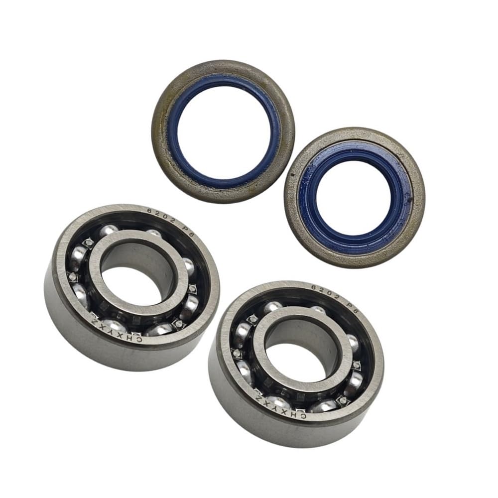 Kit de retenes de Aceite for cojinetes de Bolas del cigüeñal y cárter. Compatible con motosierras 362, 365, 371 y 372 XP.