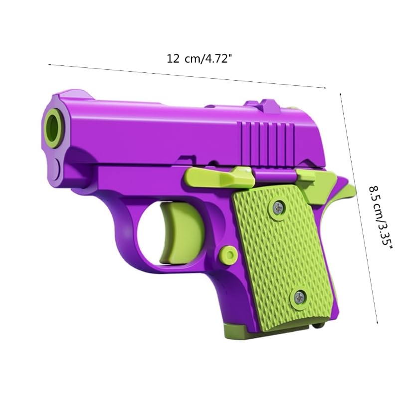 Amazon | 3D重力フィジェット銃のおもちゃ ミニ 3Dプリント ミ ニ