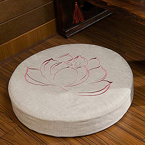 KPOON Meditation Cushion Meditation Cushion Floor Pillows Seating Comfortable Breathable Removable Suitable For Yoga Multi-color Optional Unisex (Color : Pink, Size : 60x60x3cm)