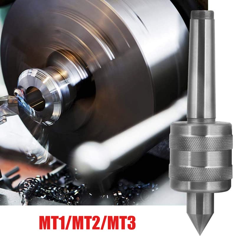 MT3 Lathe Live Revolving Center Shank Triple Bearing Precision Revolving Live Center Centre for Lathe Machine