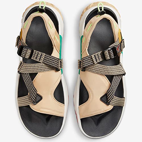 Image of Nike Oneonta SANDAL-DJ6603-200-11-SESAME /BLACK-OFF Noir-Stadium Green