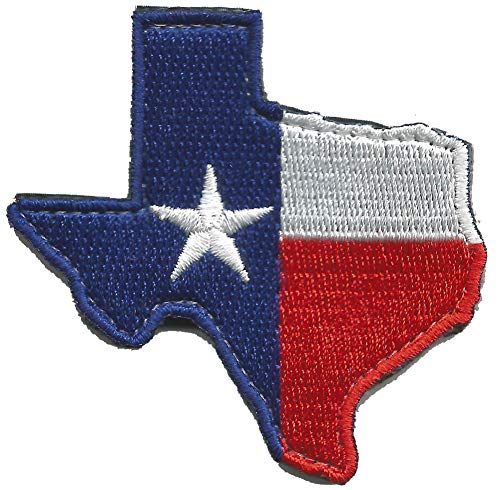 Die-Cut Tactical Texas Patch - Red White Blue