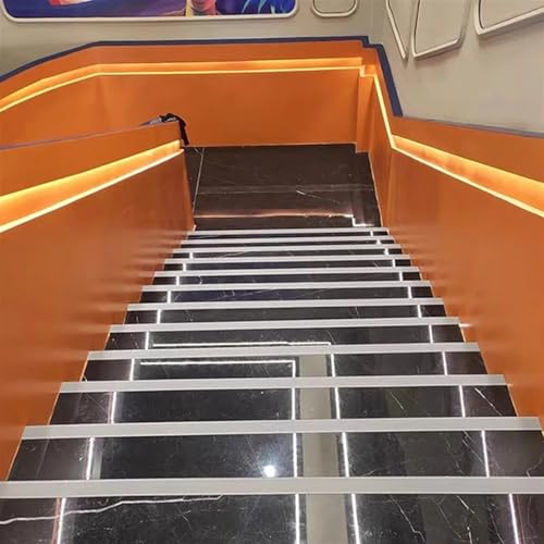 Striscia antiscivolo autoadesiva per scale larga 4 cm per una maggiore sicurezza, protezione durevole delle scale, facile installazione, ideale per uso domestico e ufficio