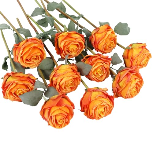Uznaeoi Orange Silk Roses