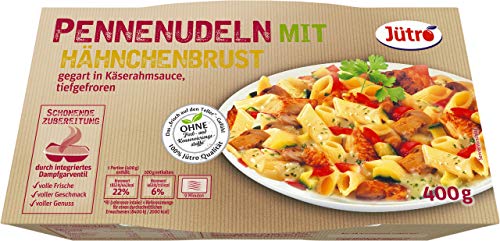 Jütro Fertiggericht, Pennenudeln mit Hähnchenbrust 400 g