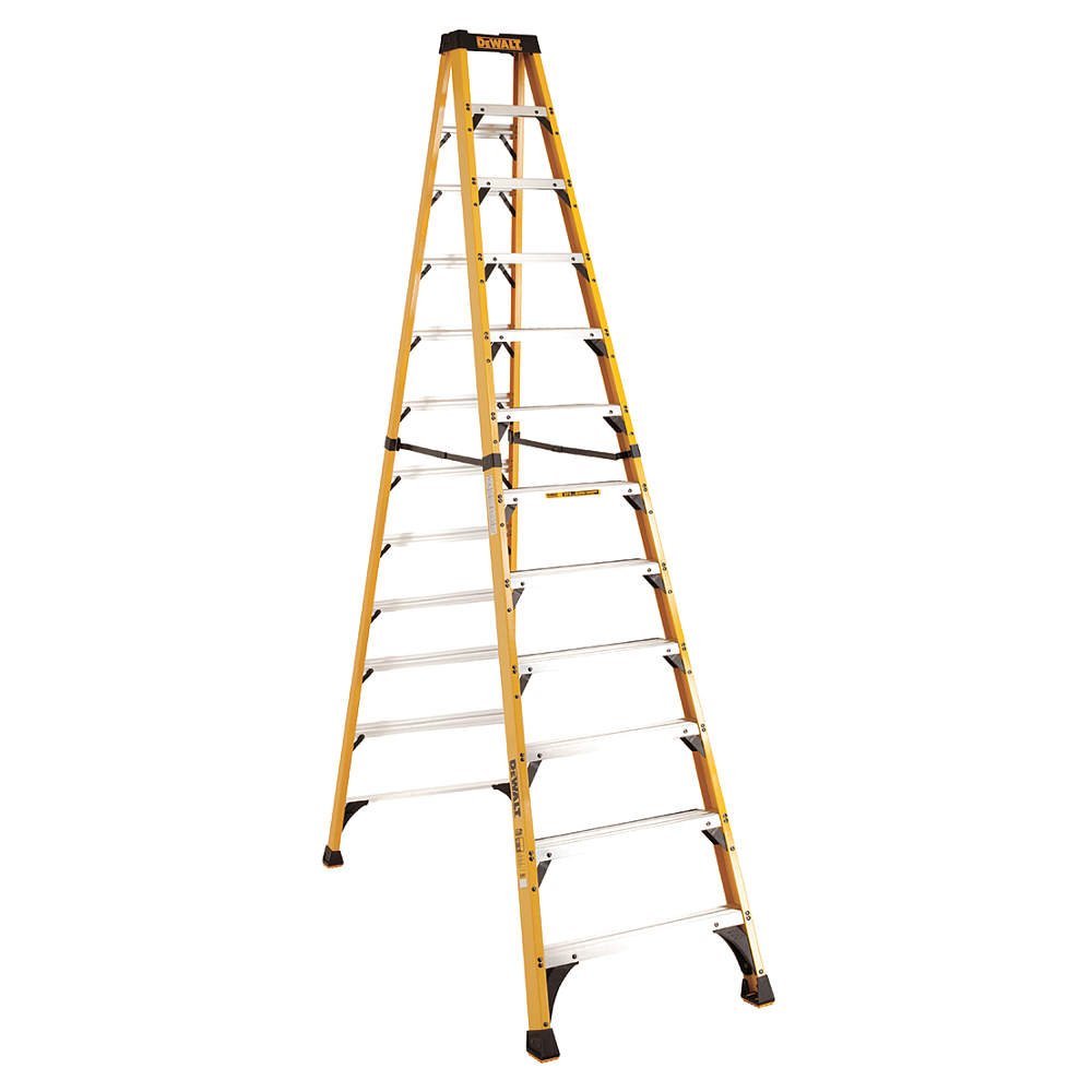 DeWalt Type IAA 375lb Rated FG Stepladder 12 DXL3410-12