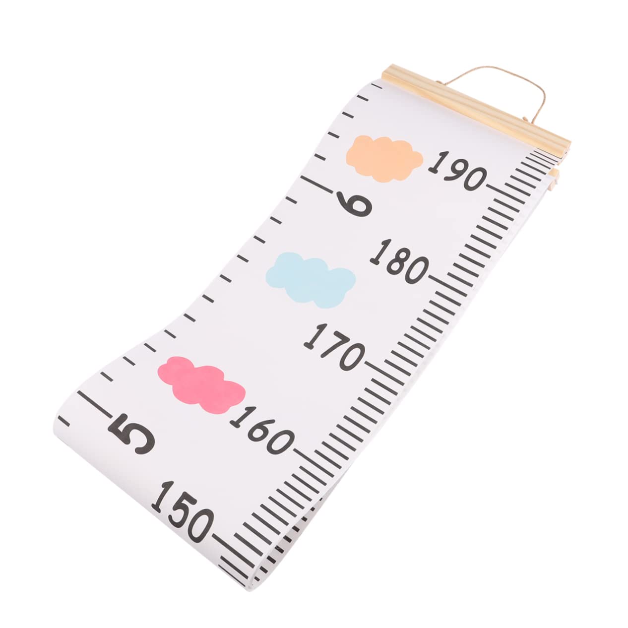SUPVOX Child's Growth Chart Wooden Ruler Height Measurement Wall Decal Kids Wall Decor
