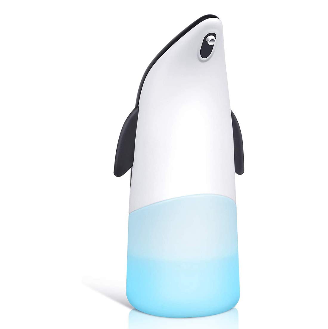 Automatyczny dozownik mydła, automatyczny dozownik mydła spienionego bezdotykowy, 300 ml czujnik ruchu na podczerwień bez użycia rąk dozownik mydła do kuchni i łazienki, czarny