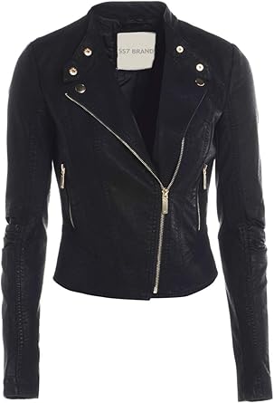 faux leather jacket size 16