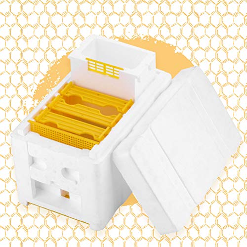 Yardwe Bienenstock Bienenbox Bienenkasten Schaum Bienenkönigin Box Bienenzucht Zubehör Imkerei Werkzeug für Imkerstarter – Bild 7