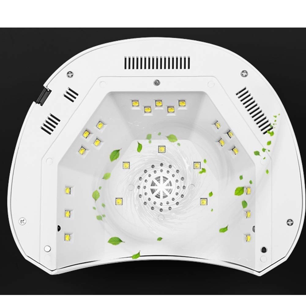 FAXIOAWA Lampada per Unghie a LED Essiccatore UV per Unghie 48W-24W Interruttore con impostazione Timer 10s/30s/60s e sensore Automatico per Smalto Gel