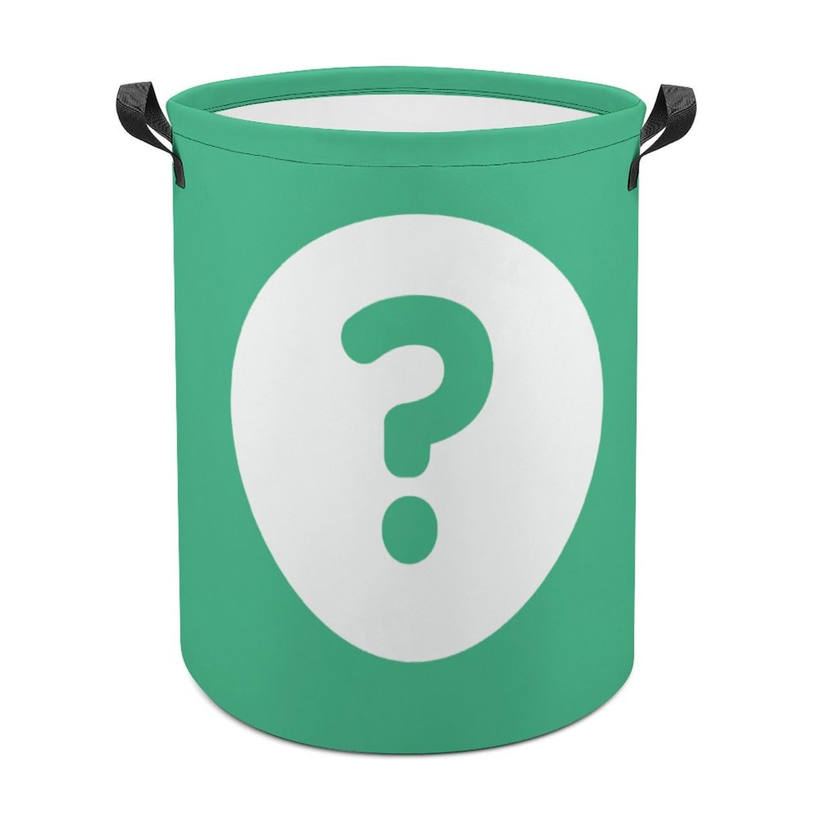 MHYRAC Laundry Hamper, Question Mark Laundry Basket, Washing Basket with Handle