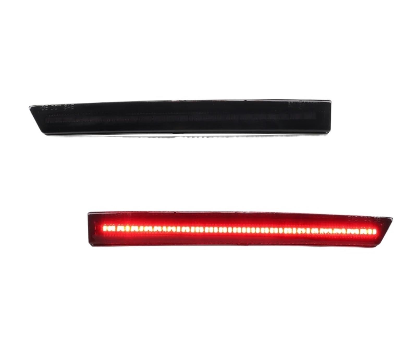 Conjunto piloto trasero coche 2 Uds Luz De Freno Para Parachoques Trasero Luces Reflectoras Traseras Señal Giro Con LED Rojo Para 2013-2014 Accesorios Repuesto Para