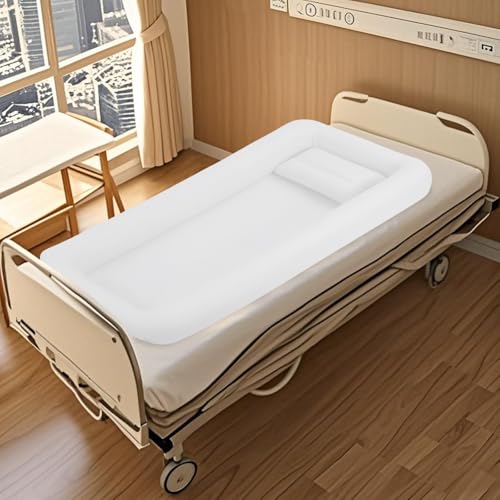 Tragbare Aufblasbare Badewanne Für Erwachsene Mit 130W Elektrischer Luftpumpe PVC Dusche Anti-Reflux-Düsen Komfortabel Baden Bett Für Senioren Behinderte Schwangere Duschwanne 195x90x20cm