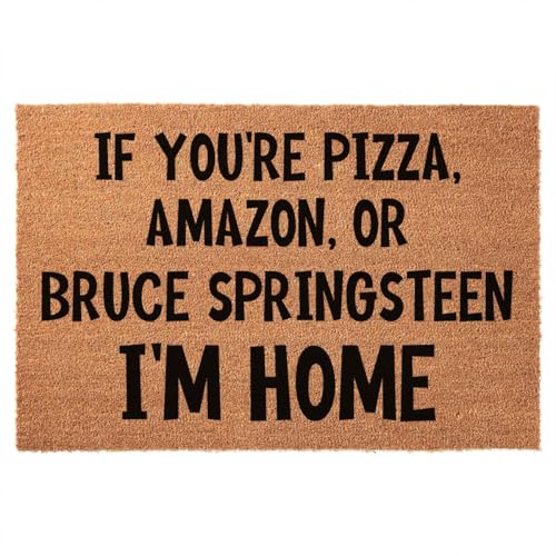 FUXKZJ �t�@�j�[�R�C�A�h�A�}�b�g 23.6 x 15.7�C���` �p�[�\�i���C�Y �n�E�X�E�H�[�~���O �M�t�g�}�b�g ���O�G���g�����X �t�����g�|�[�` �e���X �h�A ����~�ߑ��� (�s�U�AAmazon�ASpringsteen I'm Home�̏ꍇ)