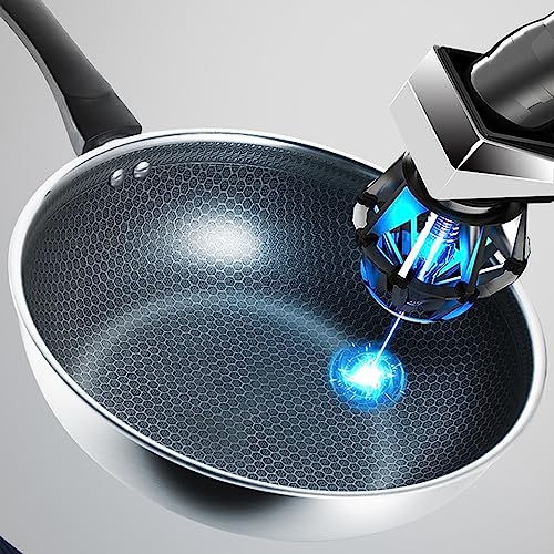 Wok de Acero al Carbono con Base Plana miniatura 3