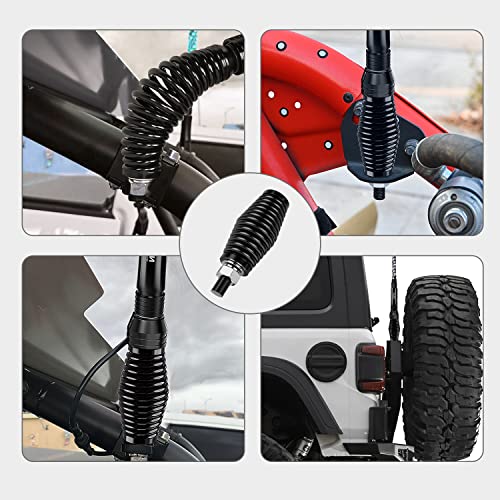 Image of Nilight 1pc Heavy Duty Barrel Spring Mounting Base for Whip Light Compatible with ATV UTV RZR SXS Can Am Truck Jeep Off Road