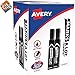 Avery Marks-A-Lot Permanent Markers, Large Desk-Style Size, Chisel Tip, Water and Wear Resistant, Value Pack of 36 Black Markers (98026) - 4 Pack