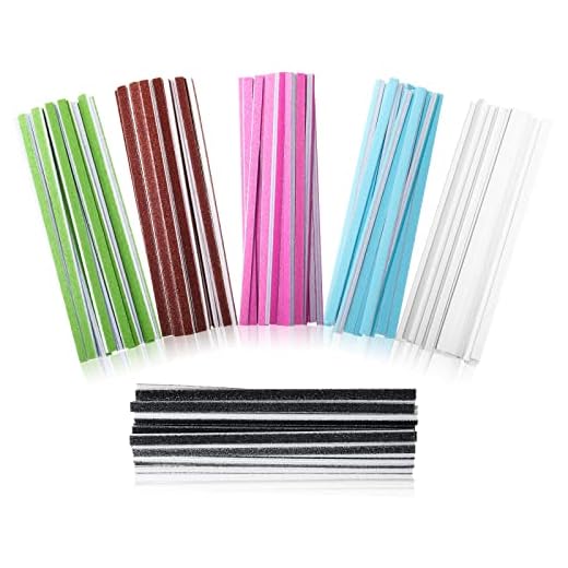 120 Ramitas de Lijado Palos de Lijado Abrasivos Acolchados para Modelos Carpintería Hobby Artesanía, Sémola Mixta 80 100 120 180 240 320