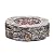 Teamson Home 28 in. Outdoor Round Propane Gas Smokeless Fire Pit with Sturdy Faux Stacked Stone Base, Quick Ignition and Weather-Resistant PVC Cover, Gray
