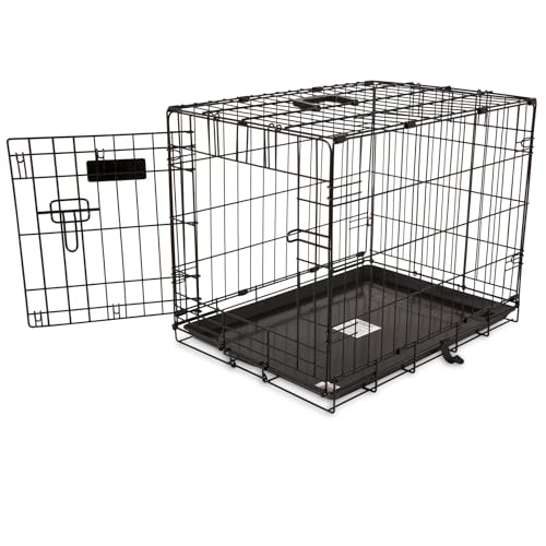 PRECISION-PET-PRODUCTS-One-Door-Provalue-Wire-Dog-Crate-24-Inch-For-Pets-15-30-lbs-With-5-Point-Locking-System